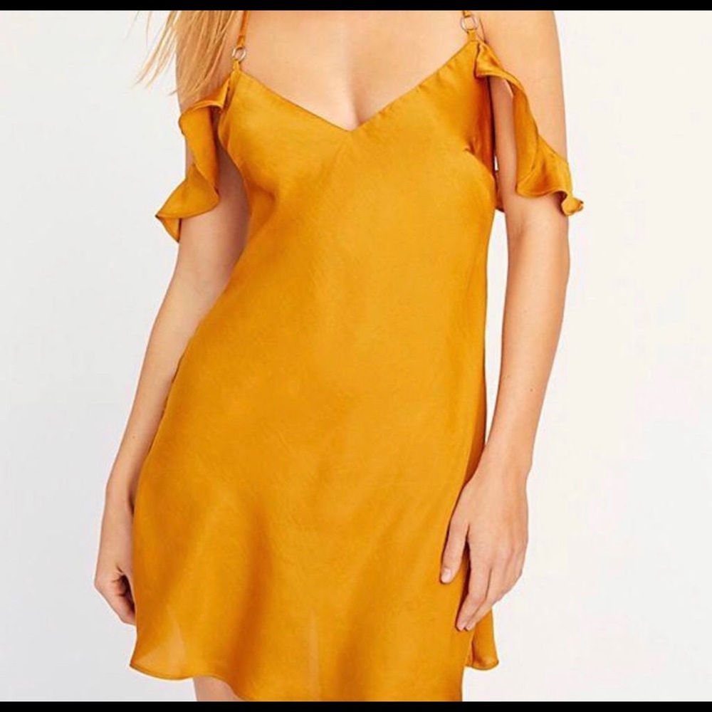 Never worn Gold Free People Dress